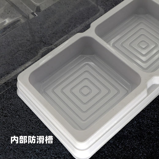 TKTP012B 白两粒吸塑盒 100个装 月饼雪媚娘蛋黄酥青团包装盒 商品图3