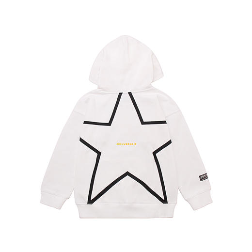 Converse匡威童衣童衣春男女童纯棉星星印花线圈连帽卫衣CV2212113 商品图4