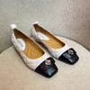 IUIU SECOND2022春季新款经典小香风复古拼色菱格平底小单鞋2022春季商场同款U22AE17821 商品缩略图1
