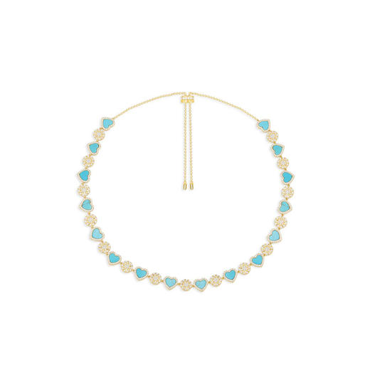 【授权商品】APM Monaco爱心太阳项链 新款轻奢锁骨毛衣链吊坠礼物新年礼物 商品图4