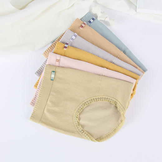 （ DMN2107）蕾丝内裤女士 莫代尔纯棉内裆无缝马卡龙色女式中腰内裤 商品图3