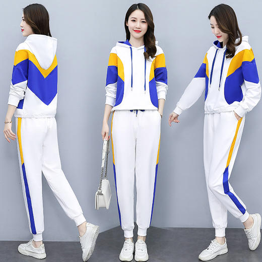 运动休闲套装女2022年春季新款时尚气质减龄两件套 HR-GJC6208 商品图2