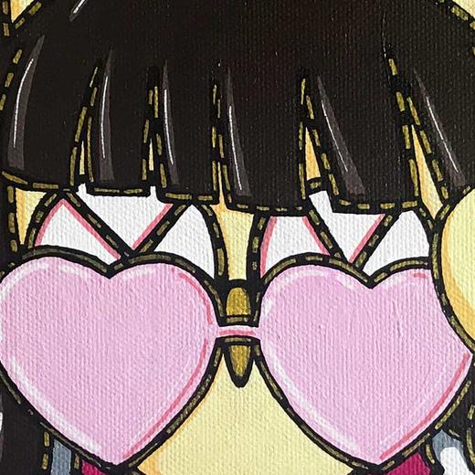 歪歪《pink love - 施可妍》画芯 商品图3