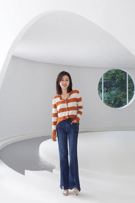 单品推荐|无龄感条纹开衫