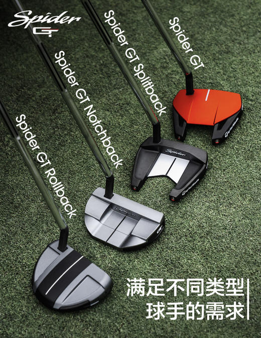 TaylorMade泰勒梅 男士高尔夫蜘蛛SPIDER GT系列推杆 商品图2