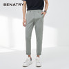 贝纳川男士百搭显瘦直筒夏季休闲裤九分裤子ECY232006207 商品缩略图4