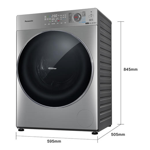 松下 10公斤洗烘护一体机 滚筒洗衣机 XQG100-SD16V 商品图3