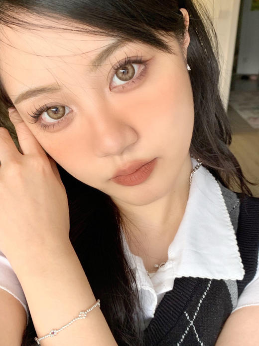 【年抛】一点点泰 LeensColor  | 大直径14.5 着色13.9 | 【同品牌多副美瞳更划算，选款色板在详情页内】，棕色混血美瞳 商品图8