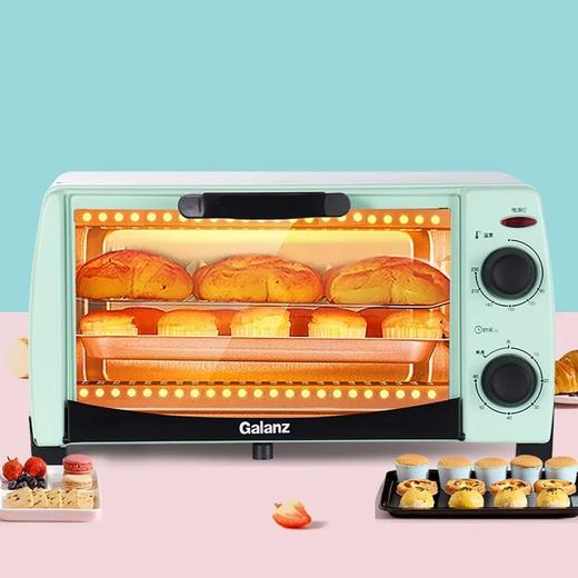 格兰仕（509522）家用迷你小烤箱10L容量烘焙烧烤不占地薄荷绿清新少女心KWS1010J-H15G(新品) 商品图1