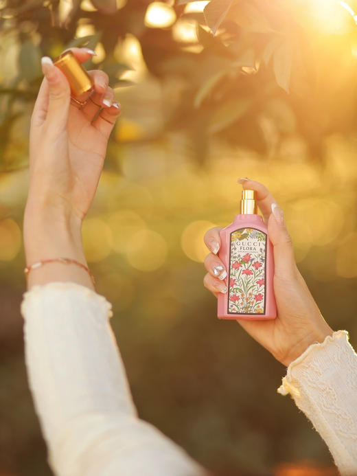 GUCCI古驰新品绮梦礼盒栀子花花悦绽放女士香水50ml/100ml、香水口红套盒 商品图7