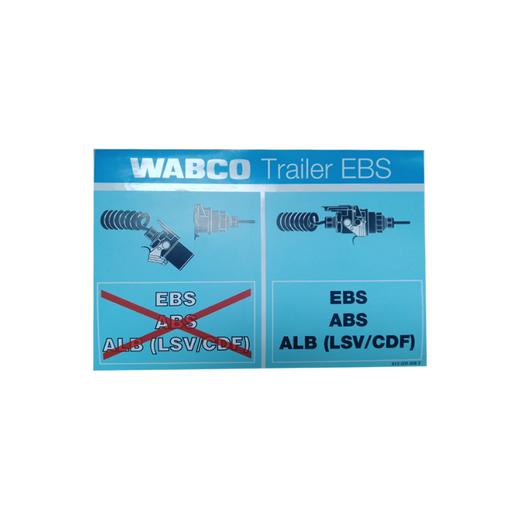 TEBS电源标签威伯科WABCO8130000083（包邮） 商品图0