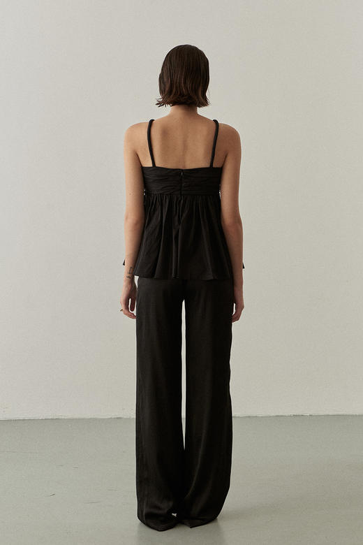 Viktoria Chan | SS22018 Blake gathered top [吊带上衣 白 / 黑 / 橙 ] 商品图4