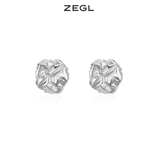 ZEGL设计师春夏耳钉蛋系列925纯银养耳洞耳钉女小巧精致耳环耳饰 商品图1
