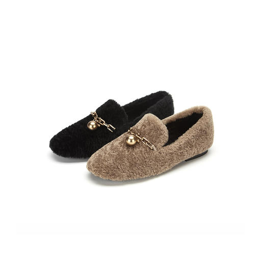 西村名物冬季新款羊毛可爱毛毛鞋X20CM32771 商品图0