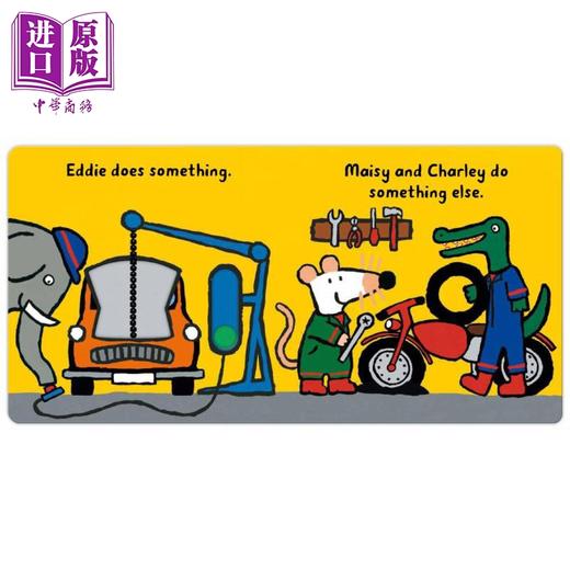 【中商原版】Maisys garage 小鼠波波的活动车库 英文原版进口儿童绘本 Lucy Cousins 推拉机关操作书纸板书 故事图画书 2-4岁 商品图3