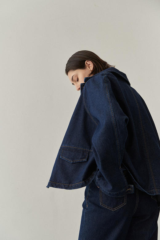 Viktoria Chan | SS22080 Nova jeans jacket [牛仔外套夹克 蓝 ] 商品图4