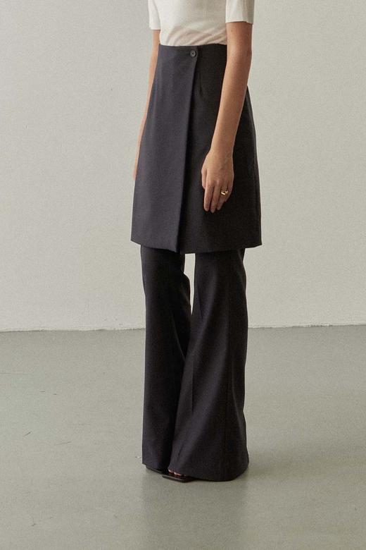 Viktoria Chan | SS22084 Rika skirt trousers [短裙长裤两件套 灰] 商品图4