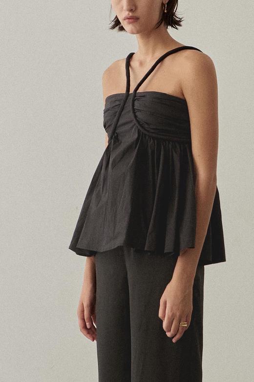 Viktoria Chan | SS22018 Blake gathered top [吊带上衣 白 / 黑 / 橙 ] 商品图3