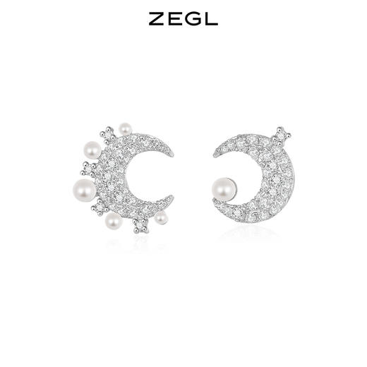 ZEGL设计师春夏耳钉蛋系列925纯银养耳洞小耳钉女耳环星星耳饰品 商品图9