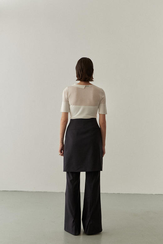 Viktoria Chan | SS22084 Rika skirt trousers [短裙长裤两件套 灰] 商品图6