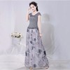 DM09059255 烟花夏装新品女复古气质雪纺印花阔腿裤休闲裤长裤 商品缩略图5
