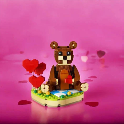 乐高情人节爱心棕熊40462 商品图3