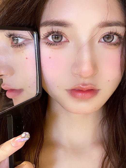 年抛/大直径日抛  moonmyth 赛博朋克紫 大直径14.5 着色直径13.9  妈生质感高光漫画眼 敲好看哇 商品图13