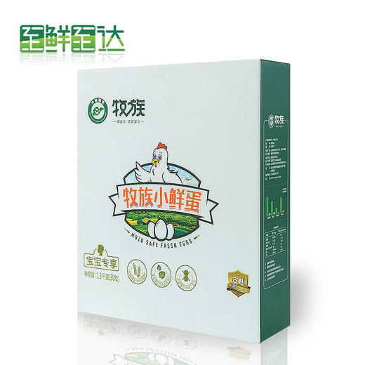 【产地直发包邮】牧族—富硒鲜鸡蛋30枚 商品图4