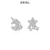 ZEGL设计师春夏耳钉蛋系列925纯银养耳洞小耳钉女耳环星星耳饰品 商品缩略图12