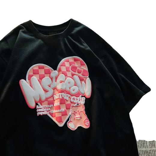 「39.9包邮！感受不一样的质感」字母印花短袖T恤女女士INS女装上衣 商品图4