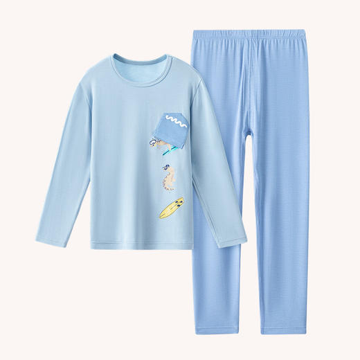 松山棉店海滨冲浪男童长袖套装BY215-004638 商品图5