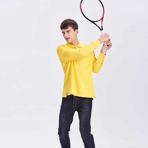 男士品牌长袖Polo衫 商品图5