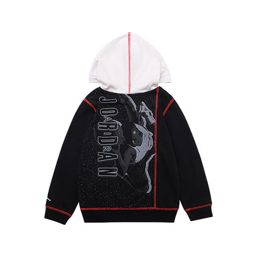 乔丹童衣童装春款迷彩logo休闲运动连帽卫衣JD2212020 商品图1