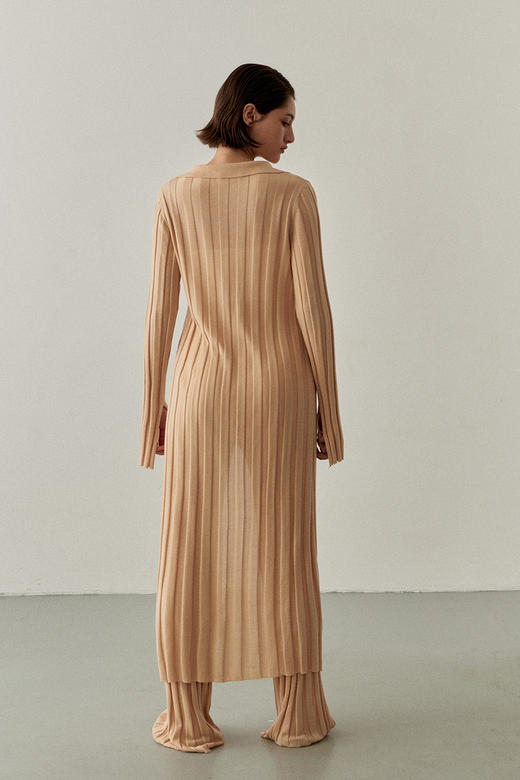 Viktoria Chan | SS22022 Giselle knitted trousers [天丝针织长裤 黑 / 粉 ] 商品图4