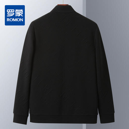 【舒适微弹】罗蒙春季男士外套优质棉混纺简约休闲时尚百搭立领外套男 商品图1