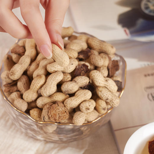 【剥壳闻香】陈皮花生 颗粒香脆 陈皮入味 陈皮煮的花生 酥脆可口 含即食陈皮 咸香味美 商品图2