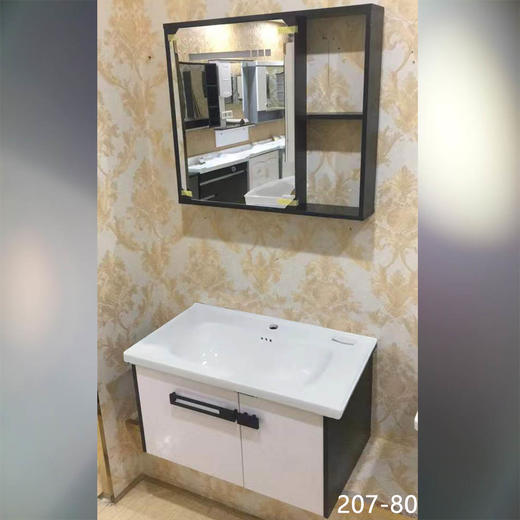 浴室柜 207-80 陶瓷盆/智能镜柜 商品图1