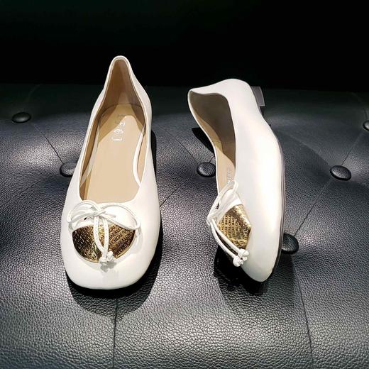 LFGJ 13004 真皮方头方扣平底女鞋 商品图8