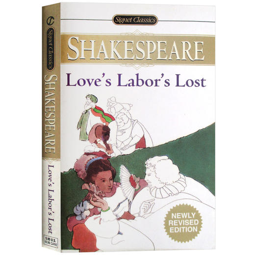 爱的徒劳 英文原版 Love’s Labor’s Lost 莎士比亚经典戏剧集 Shakespeare 经典喜剧 英文版小说进文学书 商品图0