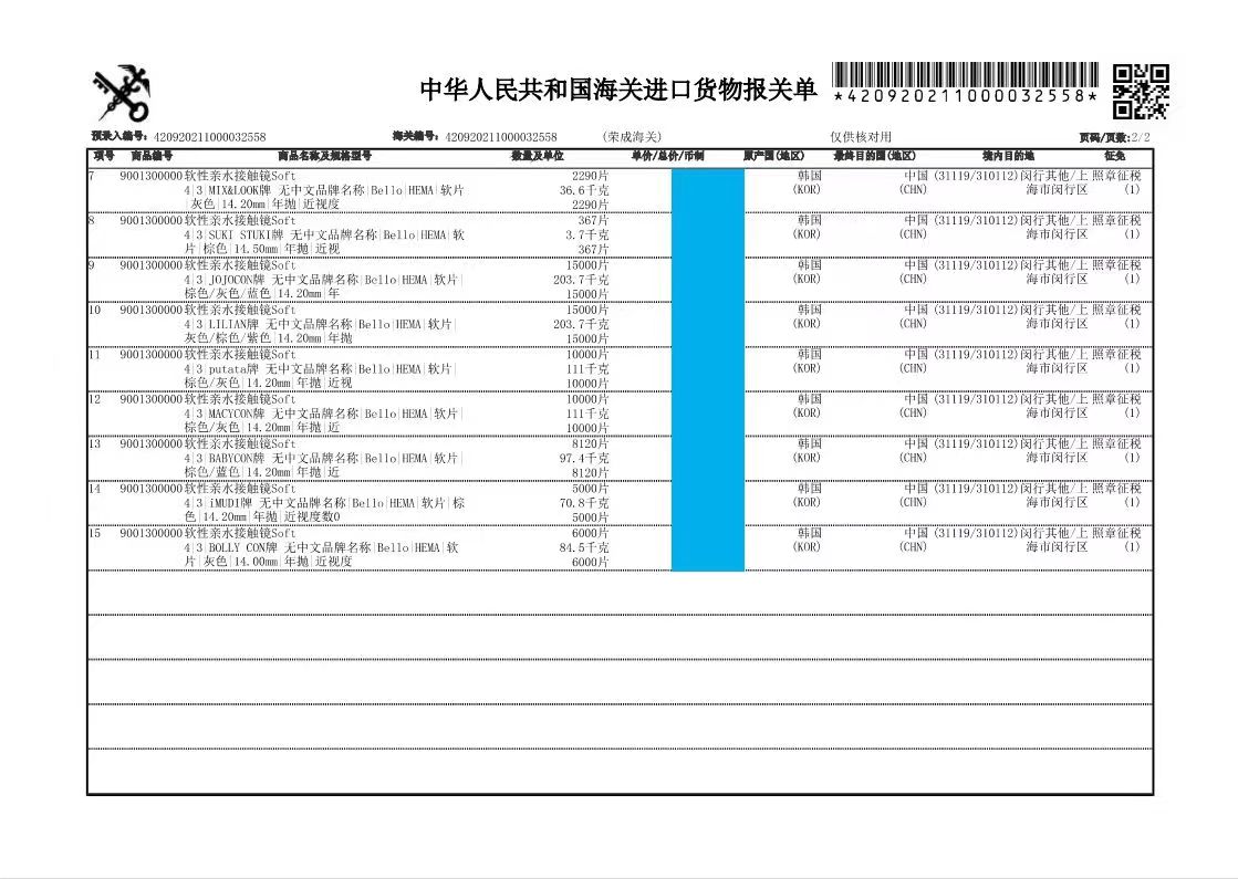 Macycon年抛隐形眼镜 深海时刻14.5mm 1副/2片-VVCON美瞳网27