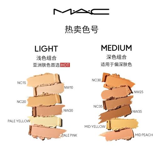 美国 MAC魅可 定制六色多功能隐形瑕疵遮瑕盘 商品图4