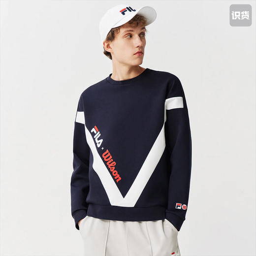 Fila X Wilson联名款男款套头卫衣 商品图1