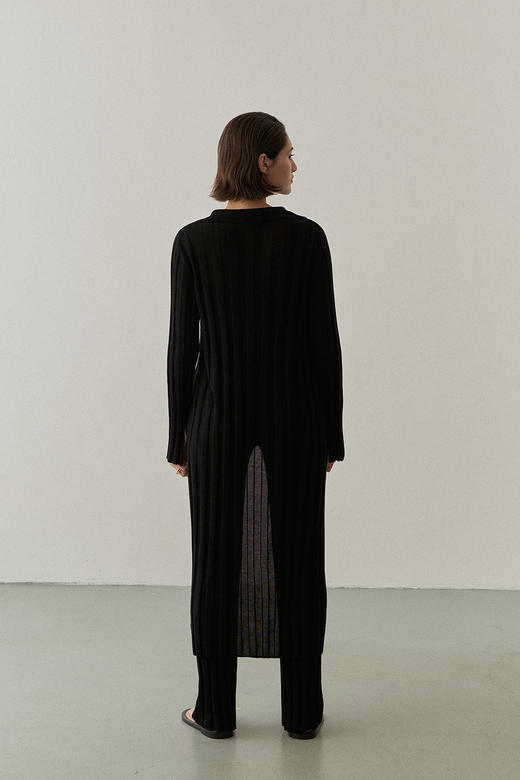 Viktoria Chan | SS22021 Giselle long cardigan [天丝长款开衫外套 黑 / 粉 ] 商品图7