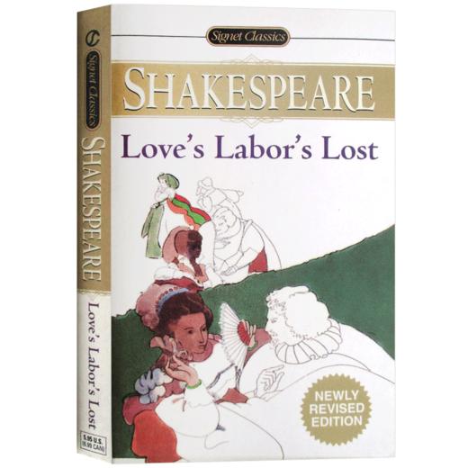 爱的徒劳 英文原版 Love’s Labor’s Lost 莎士比亚经典戏剧集 Shakespeare 经典喜剧 英文版小说进文学书 商品图1