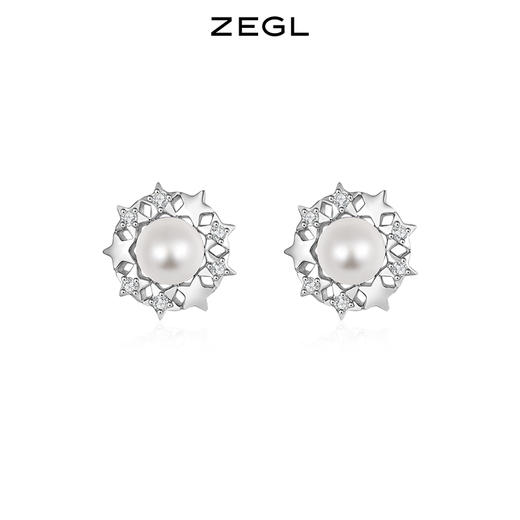 ZEGL设计师春夏耳钉蛋系列925纯银养耳洞小耳钉女耳环星星耳饰品 商品图10