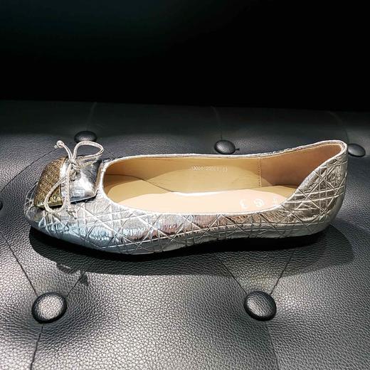 LFGJ 13004 真皮方头方扣平底女鞋 商品图1