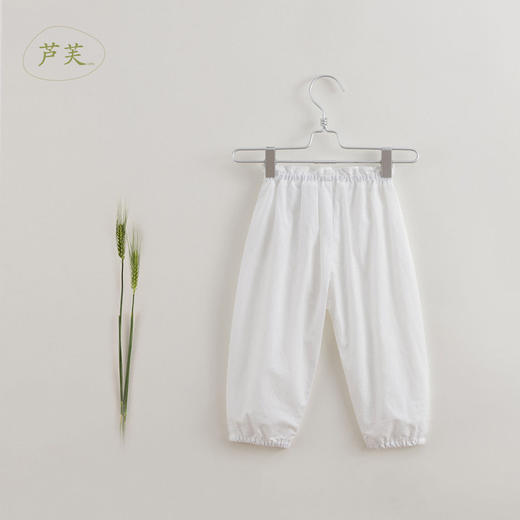 【马克珍妮 芦芙系列】夏装新款 女童舒适棉麻萝卜裤220397 商品图2
