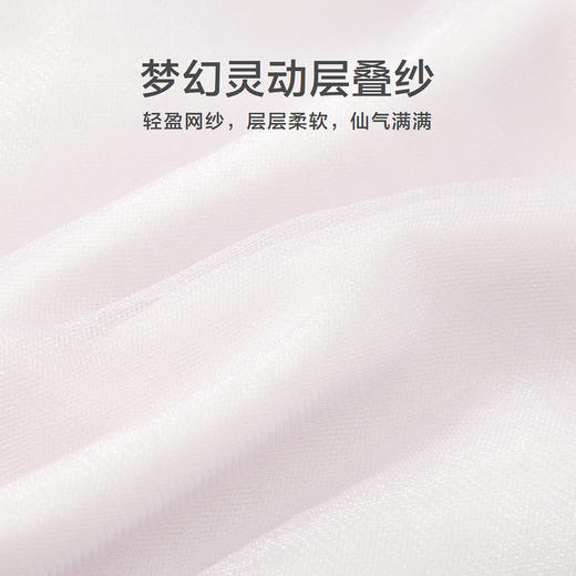 迷你巴拉儿童连衣裙夏装女童宝宝国风复古网纱公主裙 商品图3