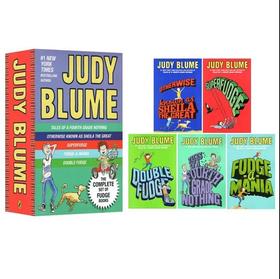 英文原版 Judy Blume's Fudge Box Set 5册盒装 朱迪布鲁姆法吉系列 儿童幽默章节小说 青少年课外读物