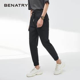 贝纳川九分裤男潮休闲裤运动束脚裤ECY232001402